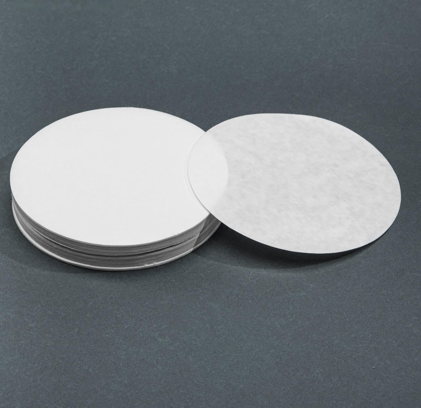 Фильтры d 125 мм, красная лента, марка ФБ,  быстрой фильтрации, набор 100 шт