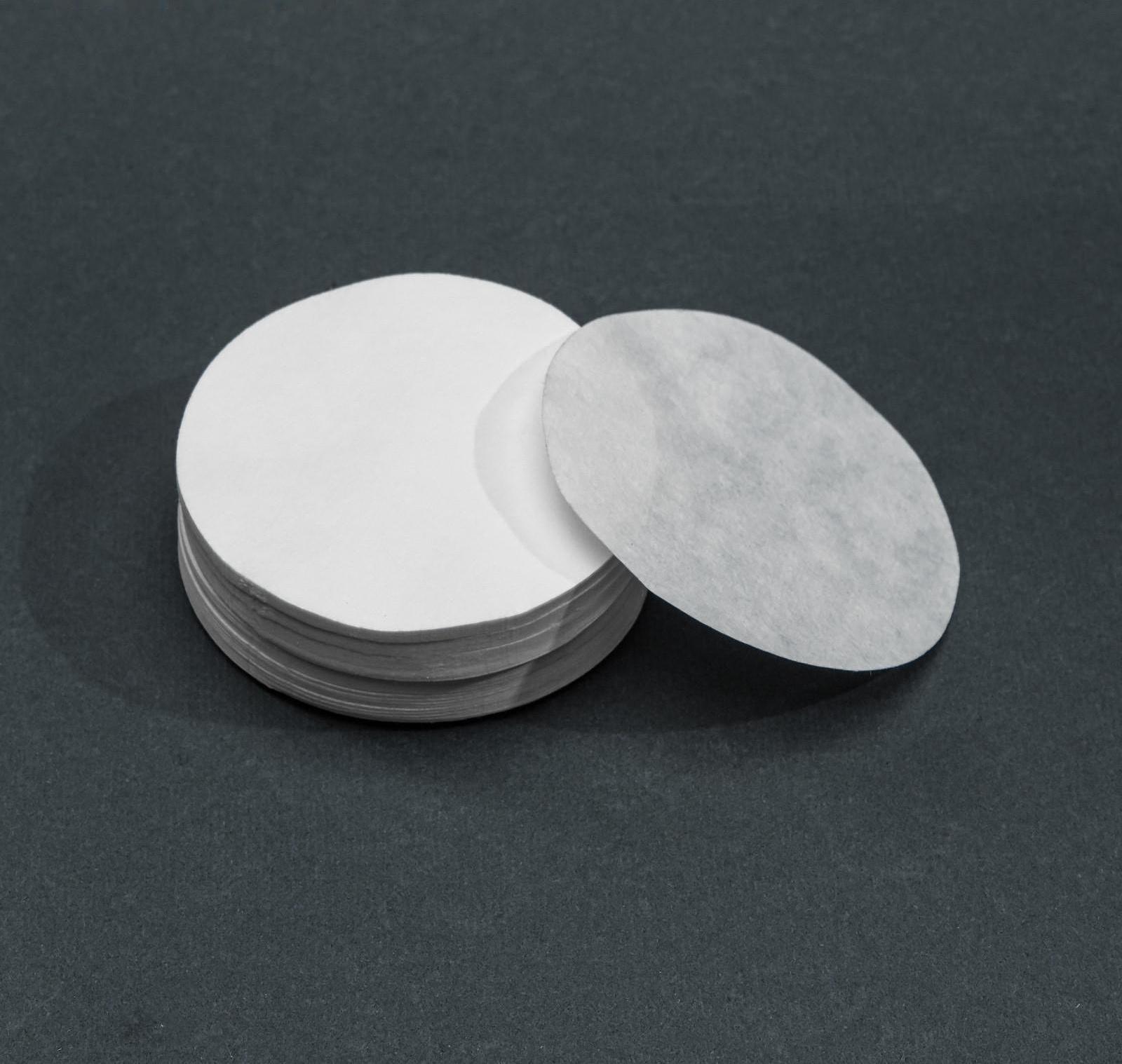 Фильтры d 55 мм, белая лента, марка ФС, средней фильтрации, набор 100 шт