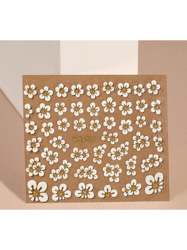 Наклейки для ногтей «Цветы», 3D