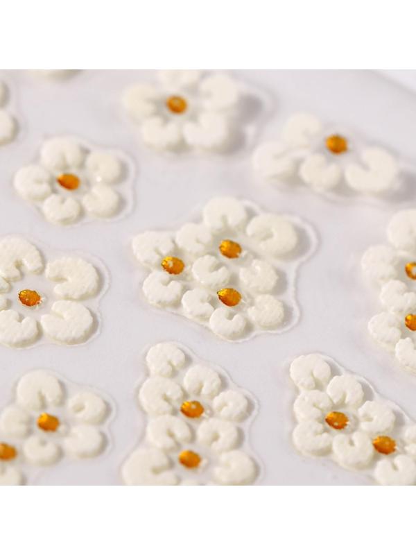 Наклейки для ногтей «Цветы», 3D