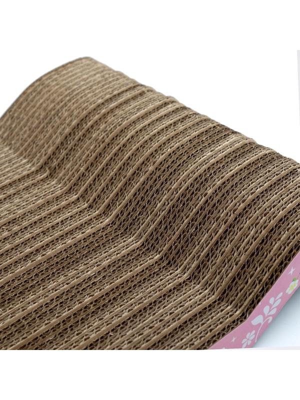 Когтеточка из картона «Маникюрный салончик», 45 × 20 × 3 см