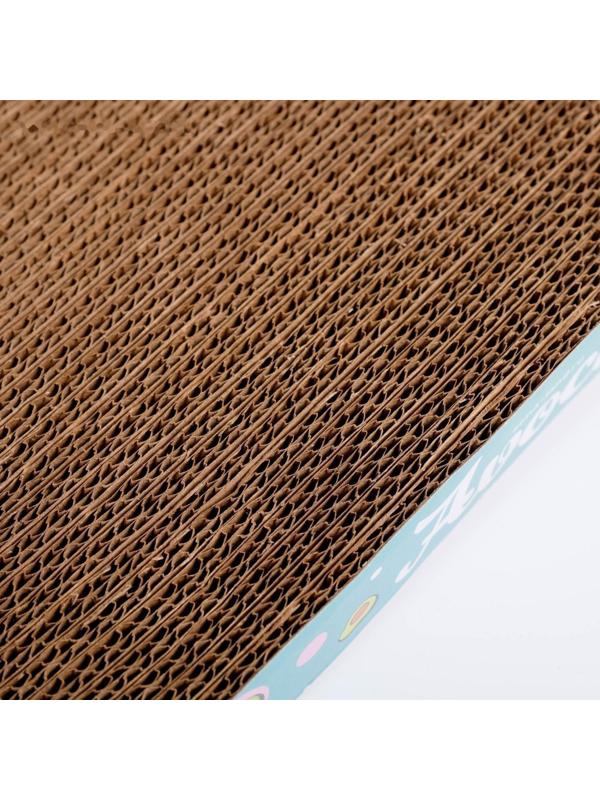 Когтеточка из картона Avocat волна, 45.5 × 19 × 3.5 см