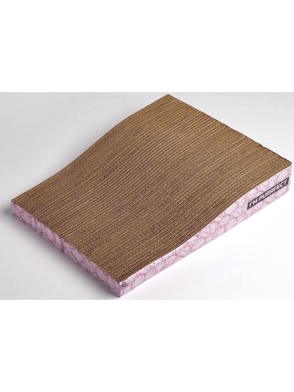 Когтеточка из картона I`M PURRFECT, 19 х 37 см