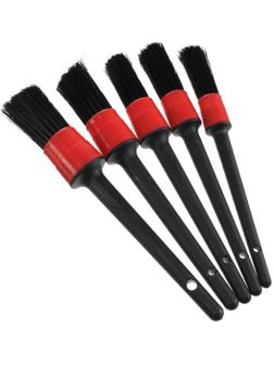 Щетка для детейлинга автомобиля, набор 5 шт