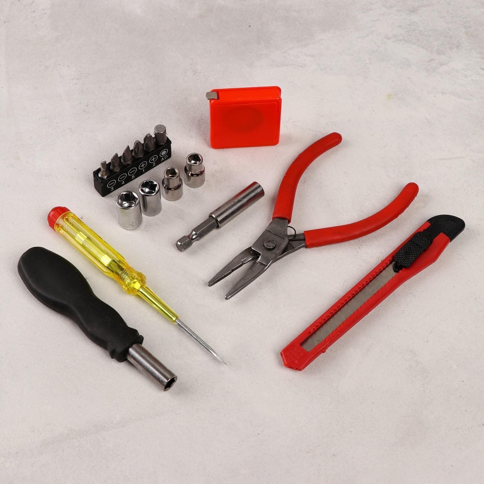 Подарочный набор инструментов для водителя «С Новым Годом!», 16 предметов