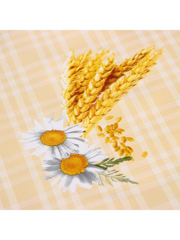 Клеёнка столовая на нетканой основе, ширина 137 см, толщина 0,08 мм, рулон 20 м