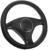 Оплетка на руль Nova Bright размер M,  чёрная