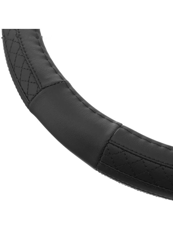 Оплетка на руль Nova Bright размер M,  чёрная