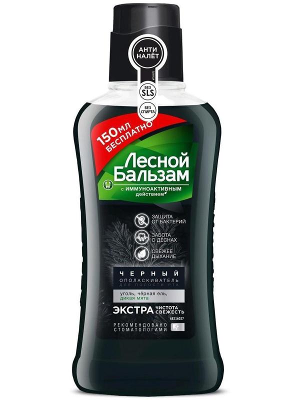 Ополаскиватель для полости рта Лесной бальзам «Уголь и мята», 400 мл