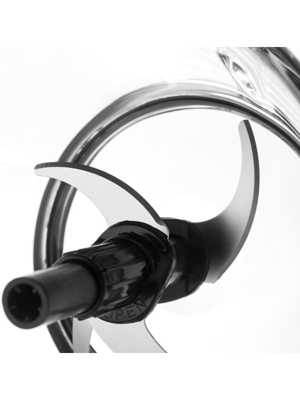 Измельчитель BRAYER BR1402, стекло, 400 Вт, 1.5 л, белый