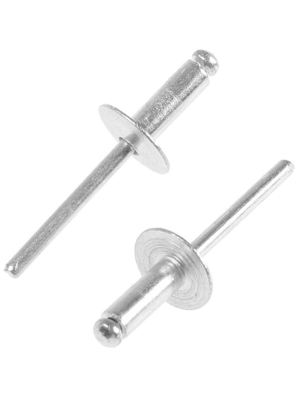 Заклепки вытяжные ТУНДРА krep, алюминий-сталь, увел.борт 14 мм, 4.8х14 мм, 250 шт.