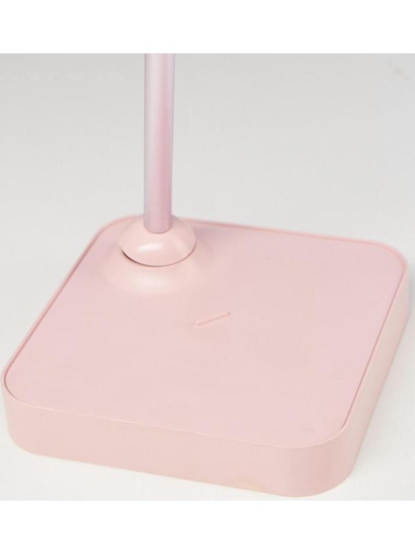 Лампа настольная 1670/1 LED 5Вт 2 режима 3000К 6000К USB АКБ розовый 13х10,4х34 см