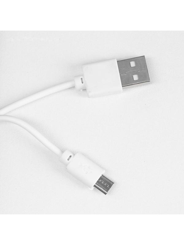 Лампа настольная 1670/1 LED 5Вт 2 режима 3000К 6000К USB АКБ розовый 13х10,4х34 см