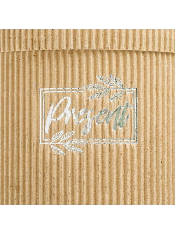 Шляпная коробка из микрогофры «Present», 12 х 12 см