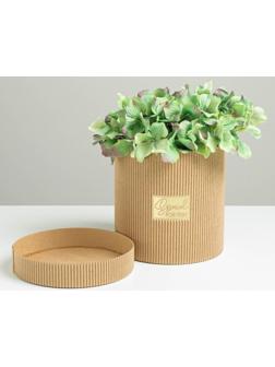 Шляпная коробка из микрогофры «Special for you», 15 х 15 см