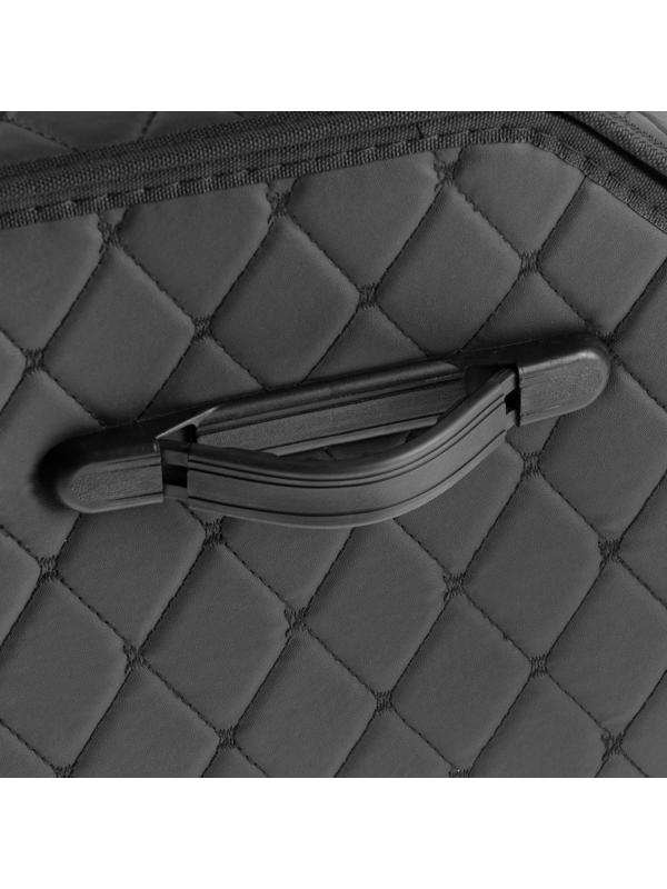 Саквояж в багажник автомобильный, 45 х 32 х 30 см, экокожа, с замком