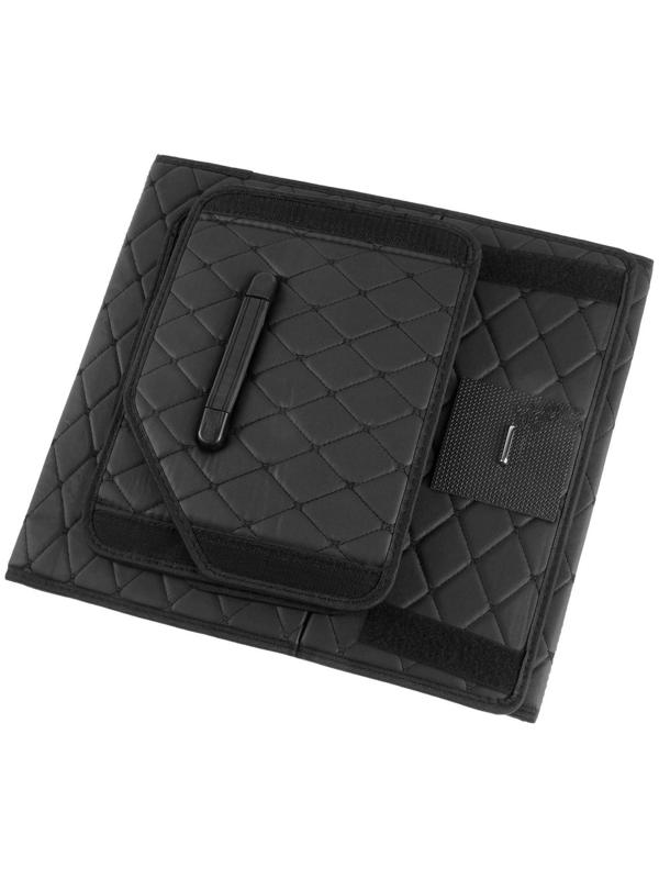 Саквояж в багажник автомобильный, 45 х 32 х 30 см, экокожа, с замком