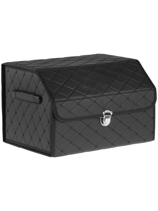 Саквояж в багажник автомобильный, 45 х 32 х 30 см, экокожа, с замком