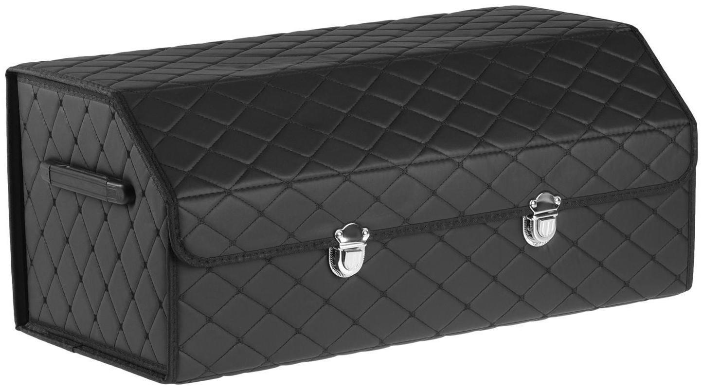 Саквояж в багажник автомобильный, 68 х 32 х 30 см, экокожа, с замком