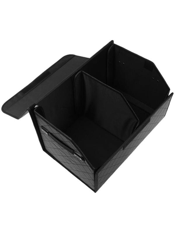 Саквояж в багажник автомобильный HT-089, 48х30х28 см, экокожа