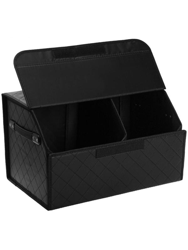 Саквояж в багажник автомобильный HT-089, 48х30х28 см, экокожа