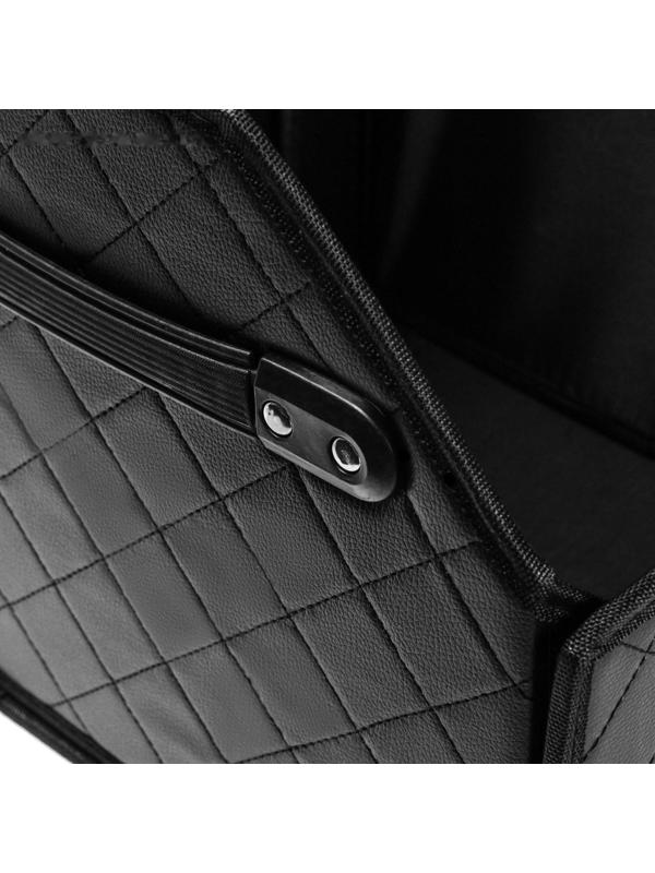 Саквояж в багажник автомобильный HT-089, 48х30х28 см, экокожа