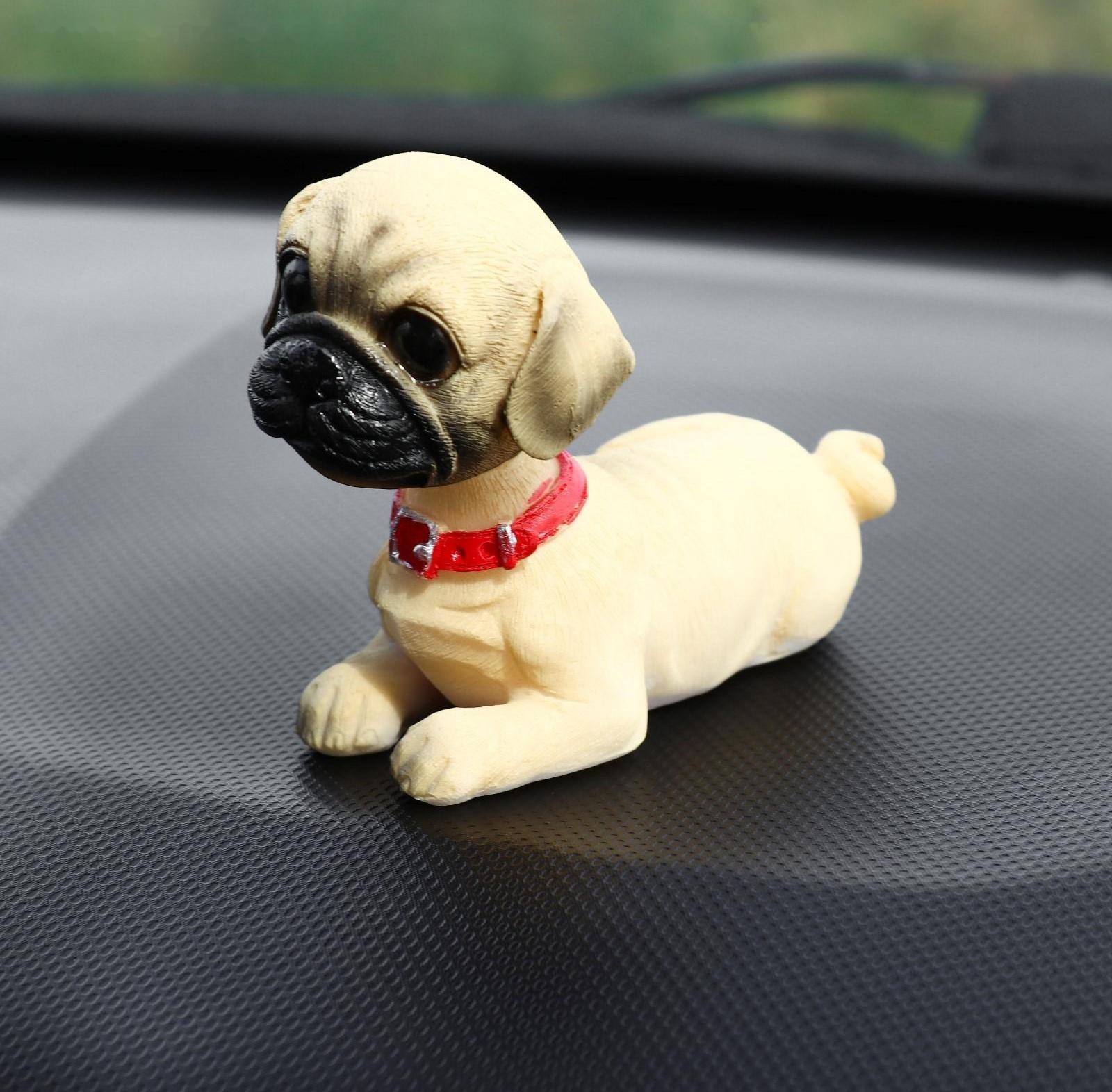 Собака на панель авто, качающая головой, СП13