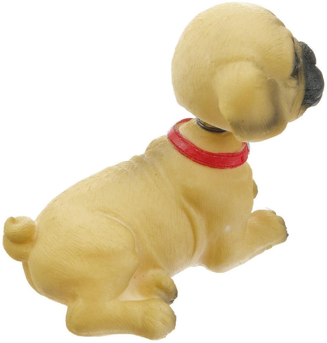 Собака на панель авто, качающая головой, СП13