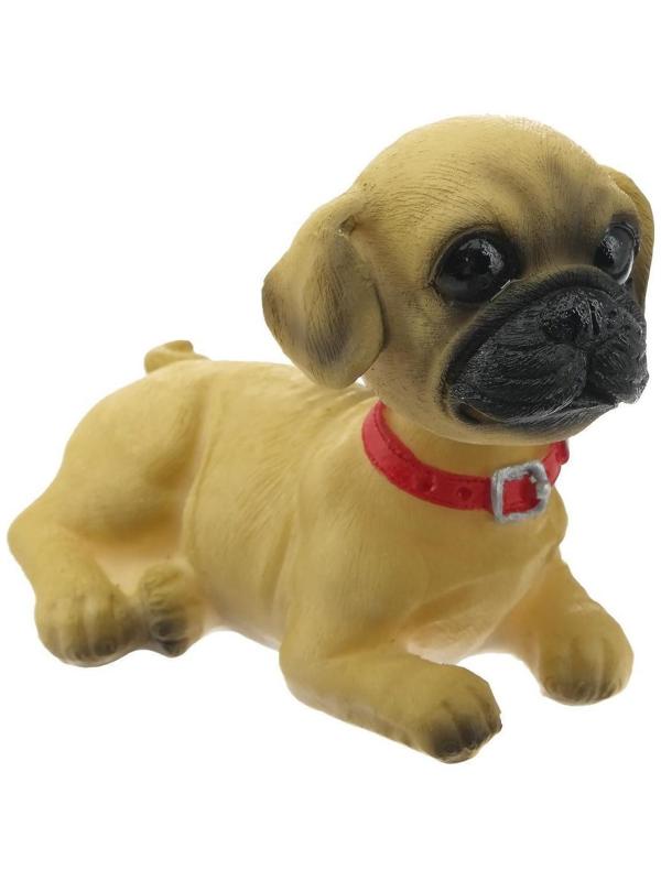 Собака на панель авто, качающая головой, СП13