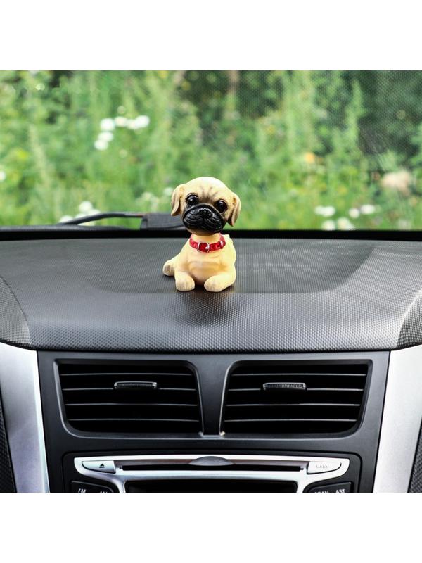 Собака на панель авто, качающая головой, СП13