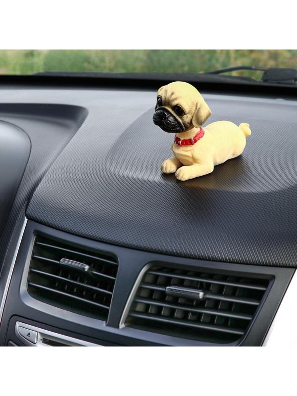 Собака на панель авто, качающая головой, СП13