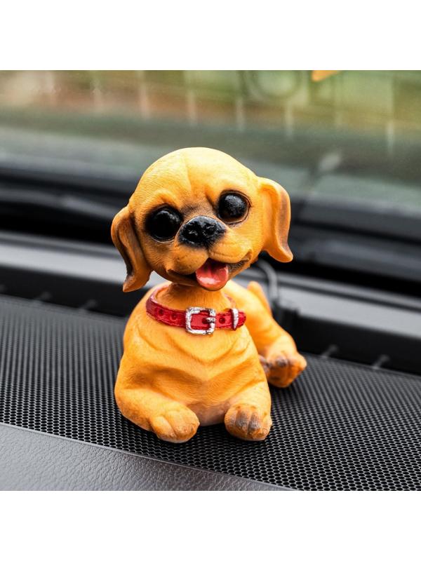 Собака на панель авто, качающая головой, СП15