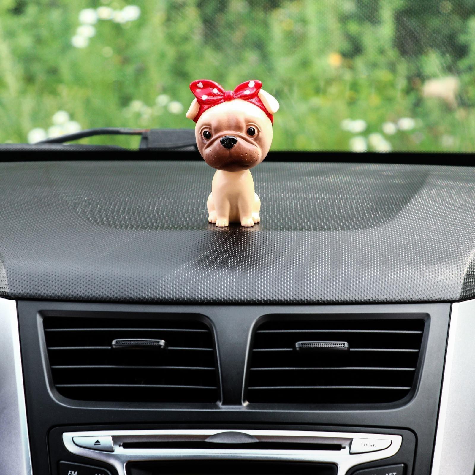 Собака на панель авто, качающая головой, СП18