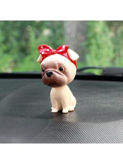 Собака на панель авто, качающая головой, СП18