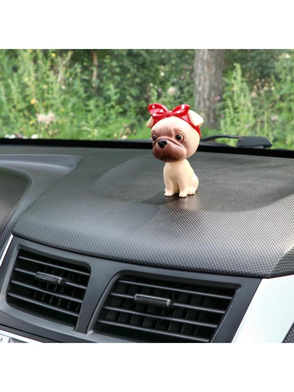 Собака на панель авто, качающая головой, СП18