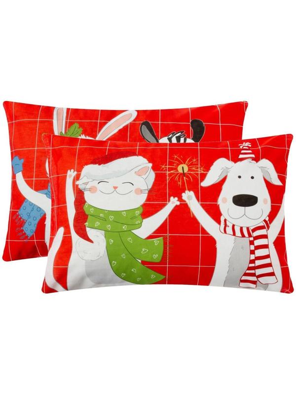 Комплект наволочек Этель Winter story 50х70 см - 2 шт, 100% хлопок, бязь