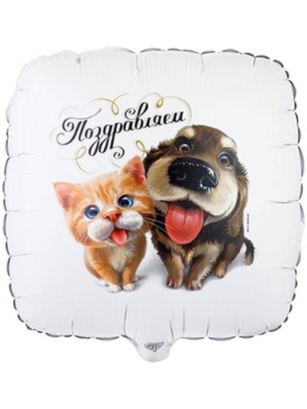 Шар фольгированный 18