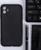 Чехол Innovation, для iPhone 11, силиконовый, матовый, черный
