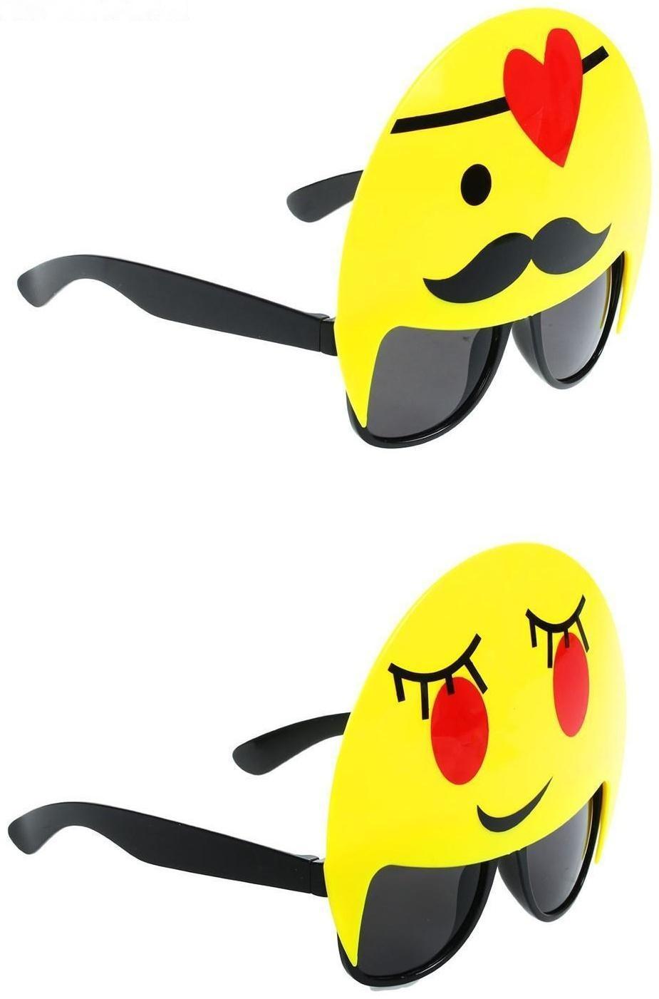 Карнавальные очки «Смайлик», виды МИКС