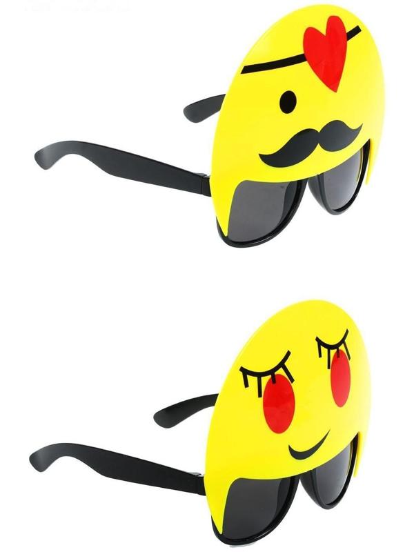 Карнавальные очки «Смайлик», виды МИКС