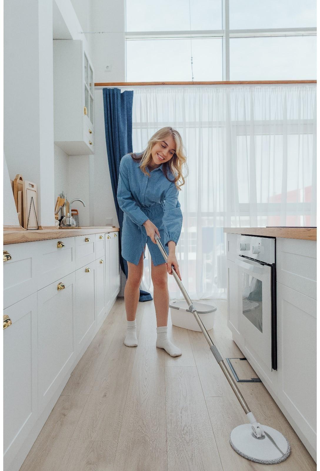 Швабра с отжимом и ведро Raccoon, 13,5 л