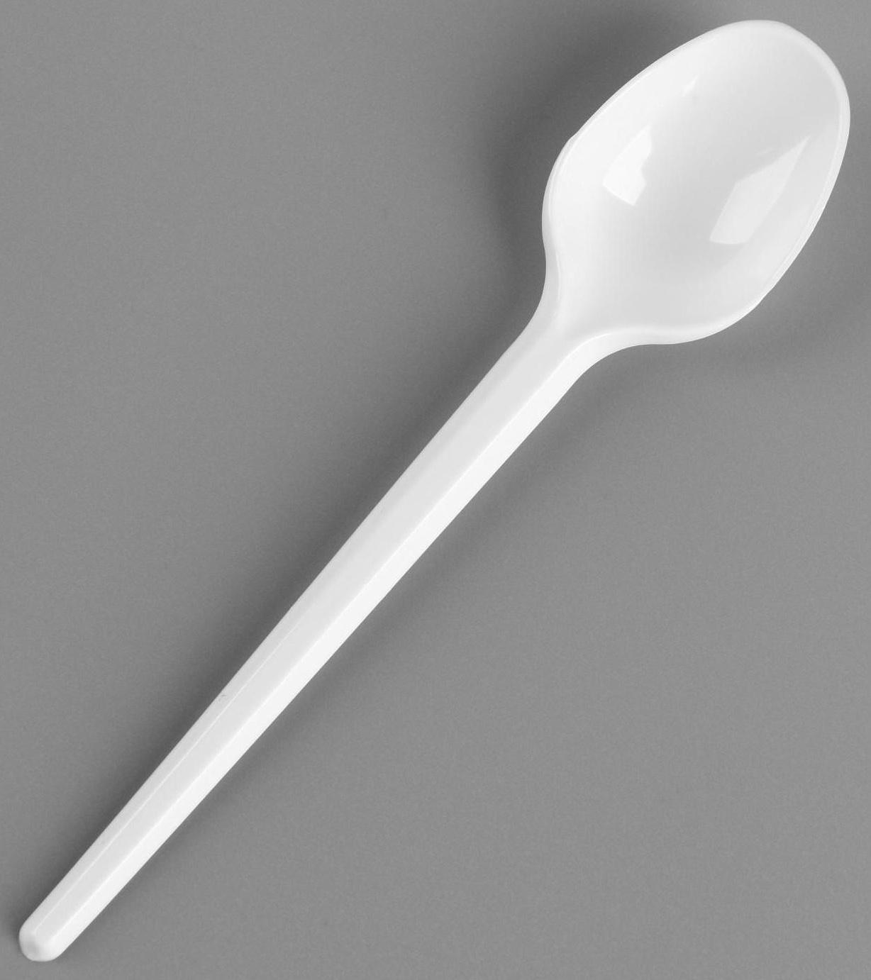 Ложка одноразовая чайная «Белая»