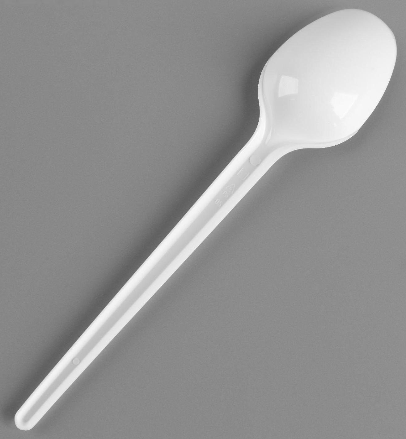 Ложка одноразовая чайная «Белая»