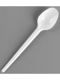 Ложка одноразовая чайная «Белая»