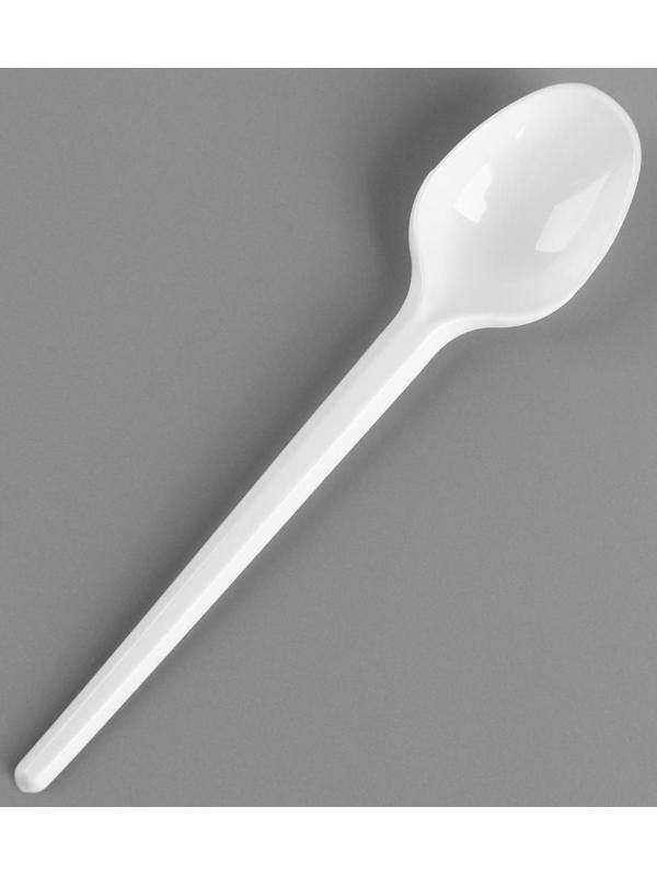Ложка одноразовая чайная «Белая»