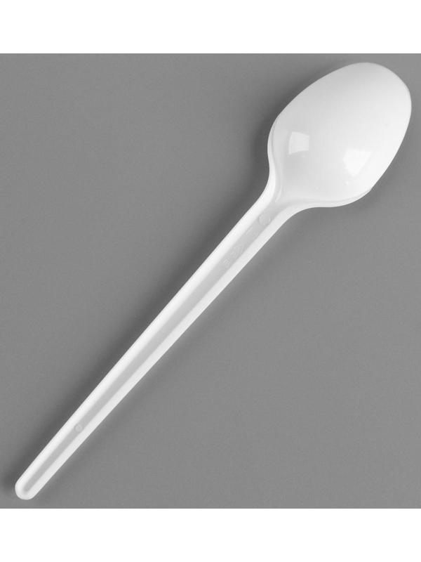 Ложка одноразовая чайная «Белая»