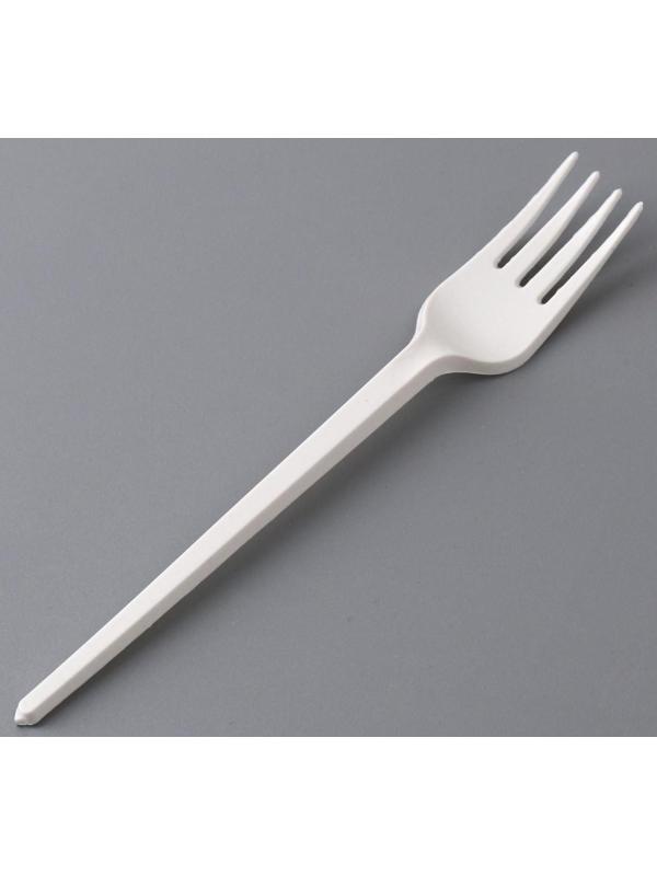 Вилка одноразовая столовая «Белая»