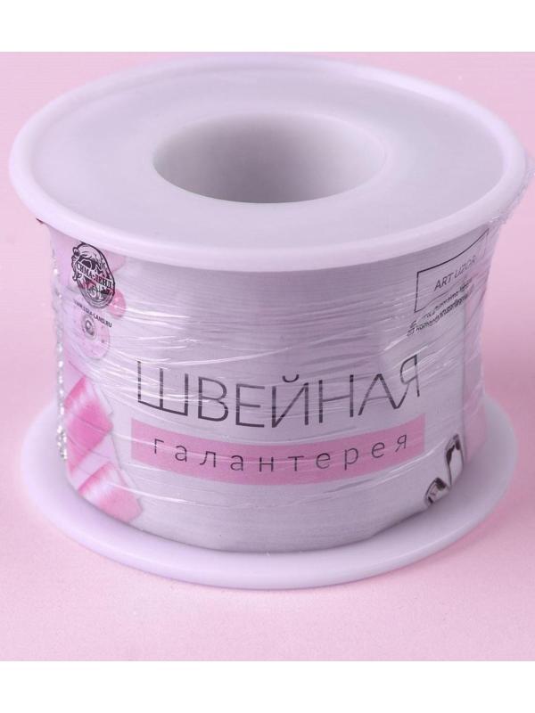 Цепь со стразами, 3 ряда, 6 мм, 4,5 ± 0,5 м, цвет серебряный