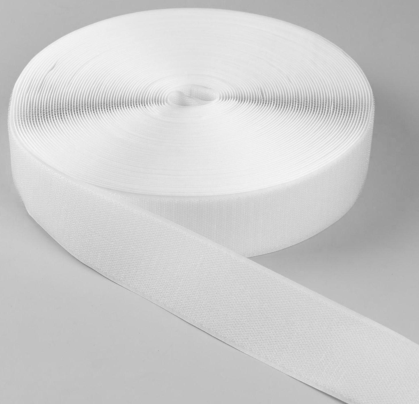 Липучка, 50 мм × 25 ± 1 м, цвет белый