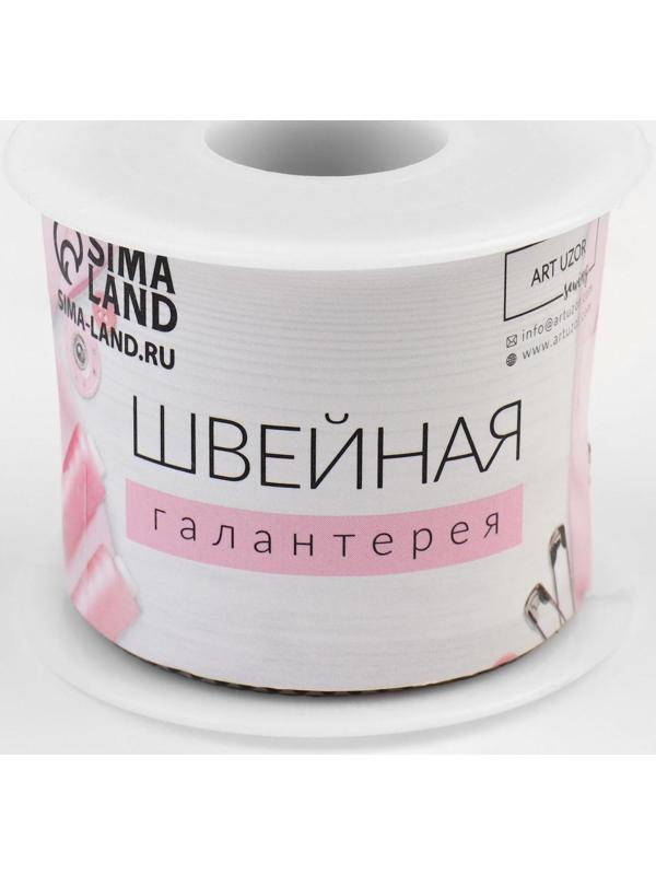 Стразы термоклеевые, d = 2 мм, ширина - 7 мм, 4,5 ± 0,5 м, цвет бронзовый